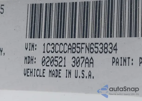 2015 Chrysler 200 Limited из США, поврежденный, VIN 1C3CCCAB5FN653834